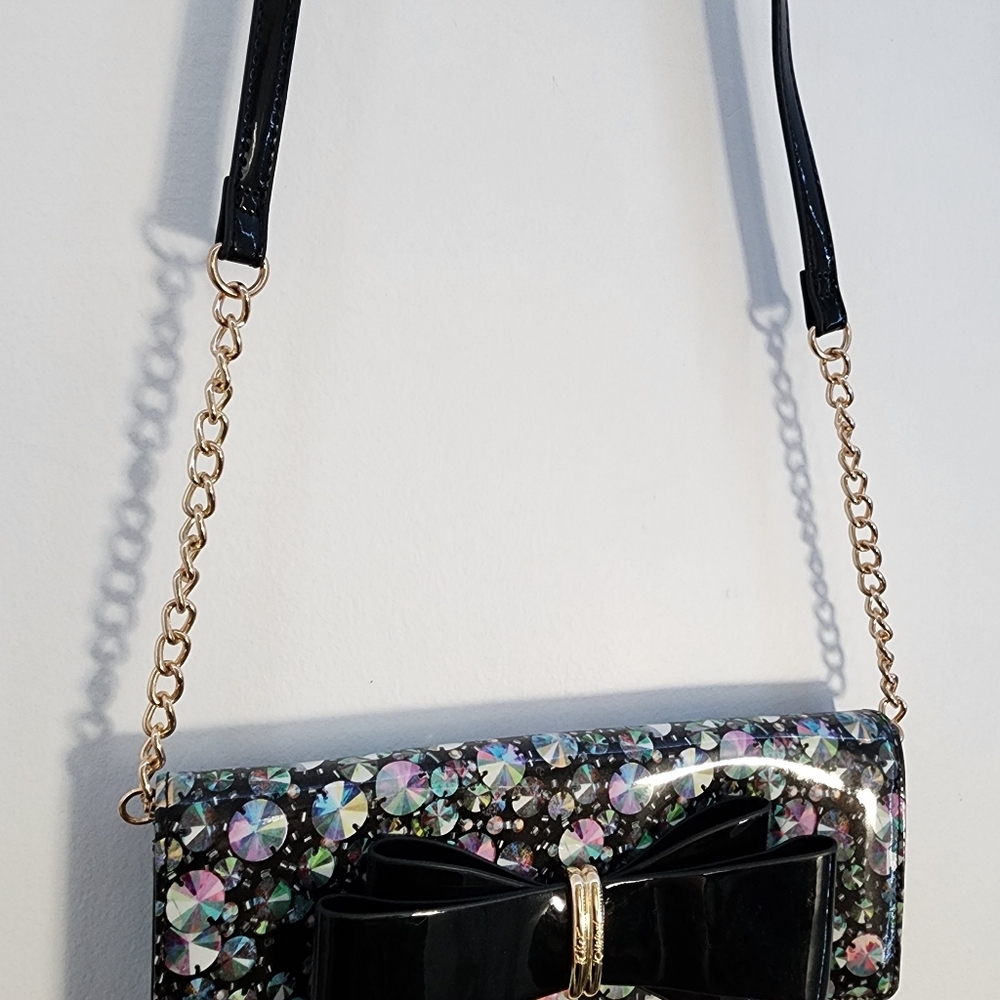 Betsy Johnson Elegant Black and Multicolor Women's Bag - Picture 3 of 10